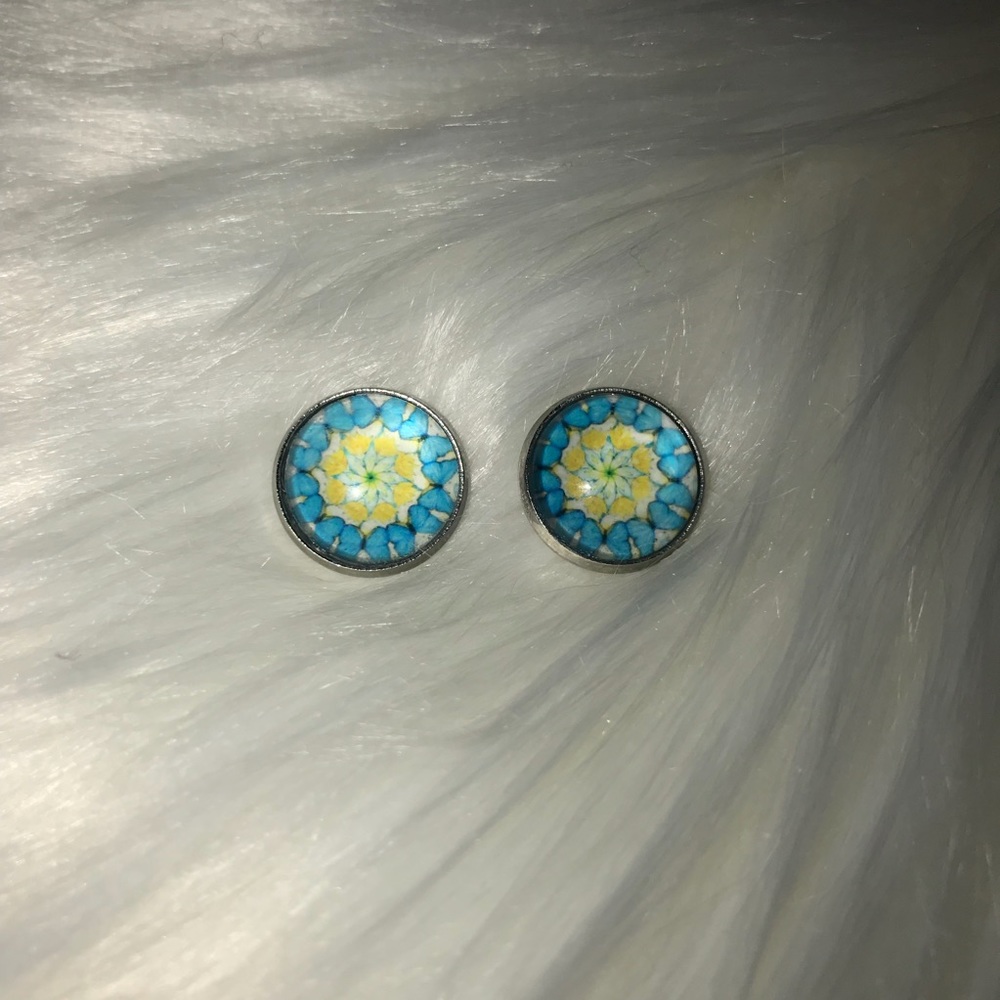 Hand made earrings.